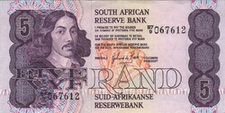 5 rand 1981-89 Dél Afrika 1.