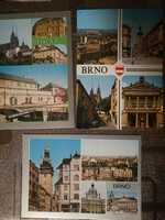 Régi képeslapok Brno 3 db