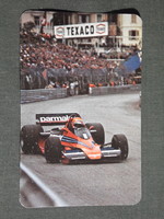 Kártyanaptár, Brabham BT46 Niki Lauda F1, Forma 1 versenyautó, 1982,   (4)