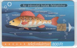 Magyar telefonkártya 0574  2001 Puska Biológia  3    GEM 7     28.200 darab