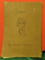 Gogol: memoirs of a madman /in manuscript - rare edition/ large, portrait format: 35x25 cm /1922 /