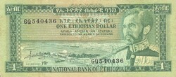 1 dollár 1966 Etiópia