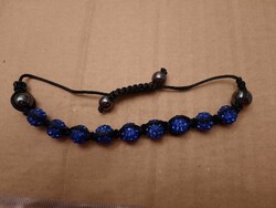 Onyx and blue pebble stone bracelet, negotiable