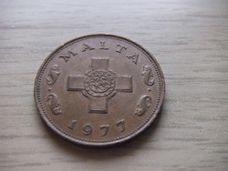 1  Cent 1977   Málta