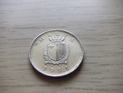 10  Cent  1991   Málta