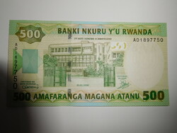 Ruanda 500 francs 2008 UNC