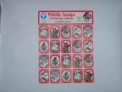 Uk0054 1977 Canada Wildlife Stamps Christmas Issue