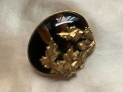 Tiger eye brooch