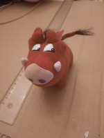 Plush toy, Pumbaa from the Lion King story, pig with warts, negotiable