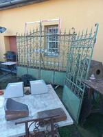 Antique wrought iron gate