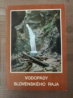 Postcard set of waterfalls in Slovak paradise
