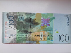 Sao tome & principe 100 doubles 2016 unc