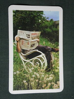 Card calendar, Tolna county folk newspaper, daily newspaper, newspaper, magazine, 1983, (4)