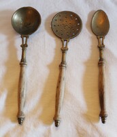 Set of 3 old copper pickers