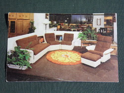 Card calendar, agria furniture factory mouse, seating set, interior design, 1982, (4)