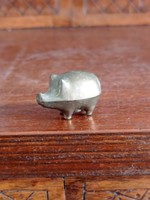 Copper lucky pig, miniature