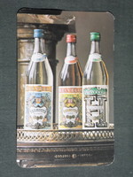 Card calendar, Helvécia vermouth, Ágker kft, liqueur, 1983, (4)