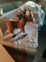 Plush toy, horse, paci with bridle, negotiable