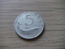 5  Centesimi  1955   Olaszország