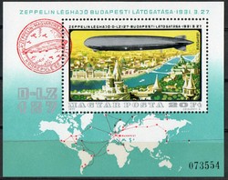 A - 015 Magyar blokkok, kisívek:  1977 Zeppelin léghajó Budapesti látogatása