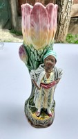 Old French faience vase, perfect, beautiful condition, approx. 100-120 years old