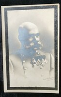 1916 Franz Joseph Habsburg Emperor Hungarian King dead original contemporary mourning photo - sheet image