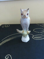 Herend rare owl figure 13 cm, with anniversary marking