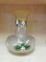 Antique, large glass vase