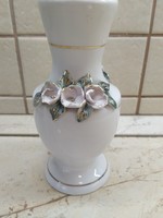 Pink, marked porcelain vase for sale!