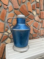 Retro alumínium Ceglédi kanna Kanta kék színű zenei eszköz