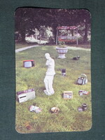 Kártyanaptár, BÁV bizományi áruház, műszaki termékek, televízió,rádió , 1983,   (4)