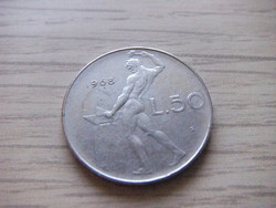 50 Líra   1968  Olaszország