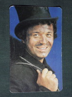 Kártyanaptár, Baranya kéményseprő vállalat, Pécs, férfi modell, 1984,   (4)