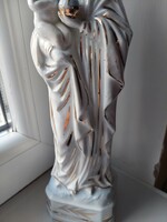 Virgin Mary porcelain from 1900, 32 cm high
