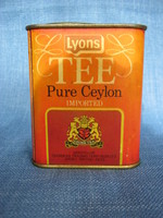 Lyons tea Ceylon teás fém doboz