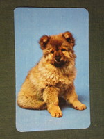 Kártyanaptár, Gyermekélelmezési vállalat, juhász kutya ,1984,   (4)