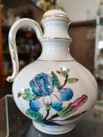 Antique small water bottle with Victoria pattern from Herend