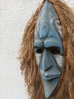 Large old exotic ceremonial mask in original condition