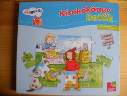 Kirakókönyv, Betűk - Kisgőzös - 4 db puzzle 24 részes mindegyik - Anja Krause