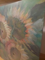 Sunflowers oil painting