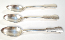 Antique / vintage silver coffee spoons