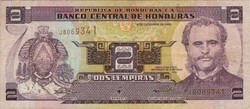 2 Lempira 2000 Honduran 1.