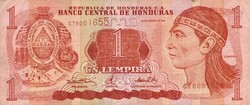 1 lempira 2001 Honduras 1.