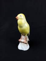 Yellow canary - Herend porcelain figure