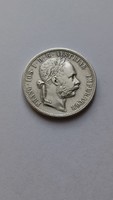 József Ferencz silver 1 florin 1878 Hungary / Habsburg House / in very nice condition!!