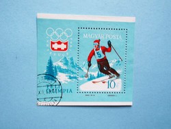 (B) 1964. Téli Olimpia II. blokk - Innsbruck - (Kat.: 1.000.-)