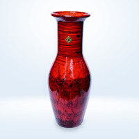 Ceramic craftsman's floor vase