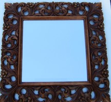 Mirror frame picture frame Florentine frame wooden frame carved frame unique wooden frame wood sculpture antique frame