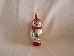 Old glass Christmas tree decoration - astronaut!