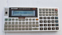 Sharp pocket computer pc-1403h approx. 1985.